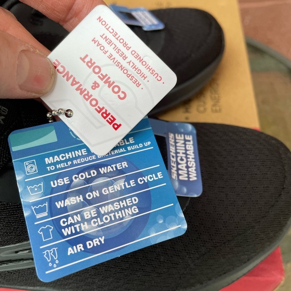 New Skechers Go Walk Black Washable Shoes Size 5 - Picture 9 of 9